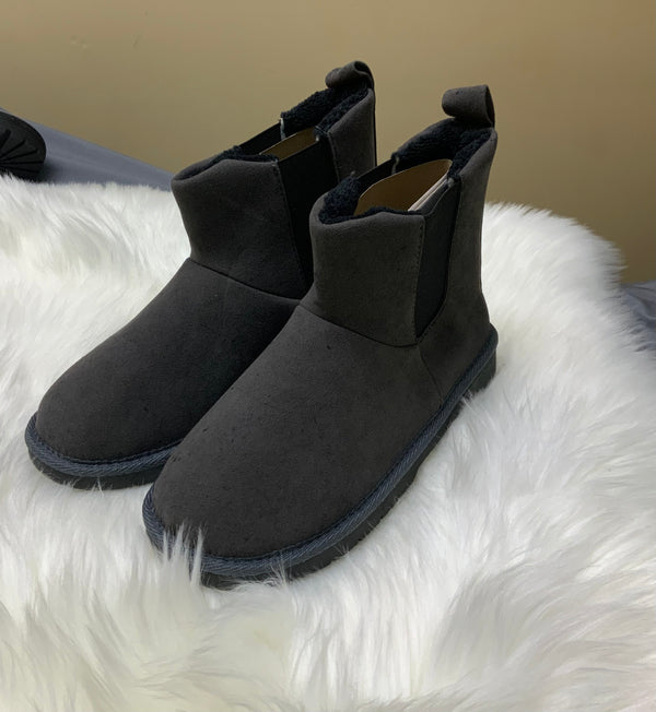 Short Grey Booties